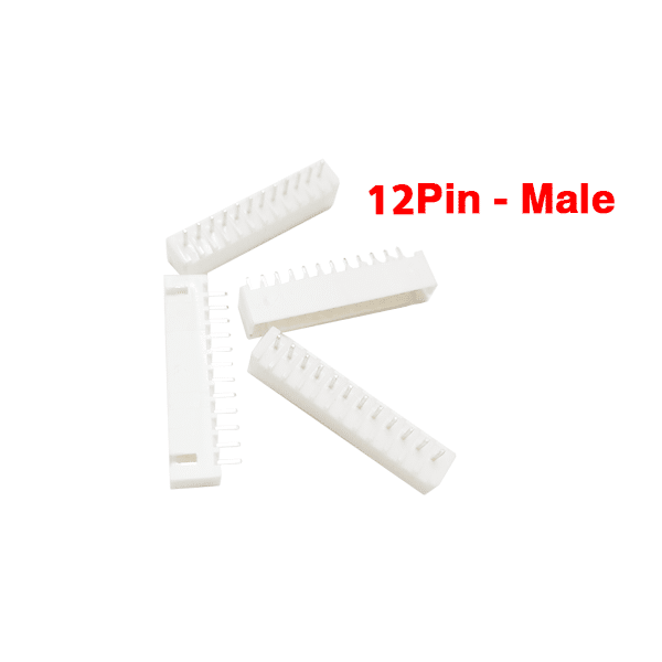 Data Terminal Male 12 Pin Connector JST XH 2.54mm On PCB