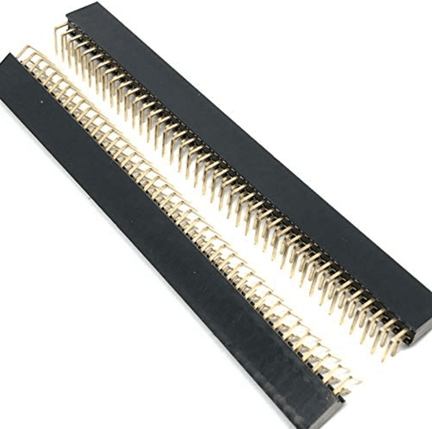 Double FeMale Pin Header Two Rows Right Angle (2x40pin - 2.54mm)