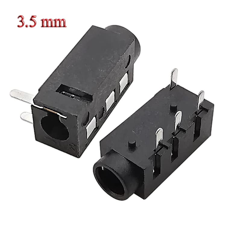Audio Female Stereo Socket PJ-320 (4Pin - 3.5mm) - DIP