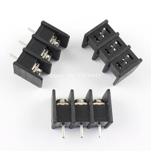 Barrier Terminal Block 3Pin High Power (Pitch:7.62mm)