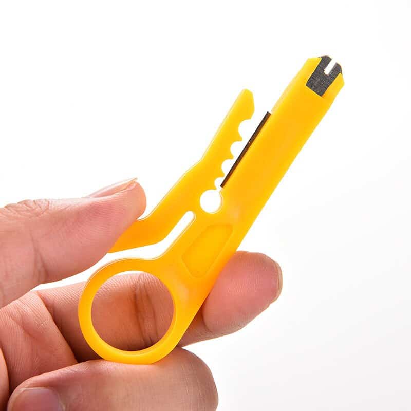 Mini Portable Wire Stripper Knife Crimper 9cm