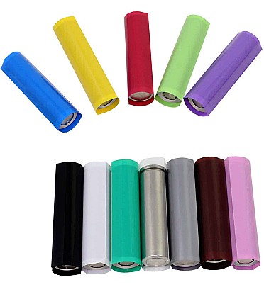 Lithium Battery PVC Heat Shrink Tube For 1cell (1pcs -Different color )
