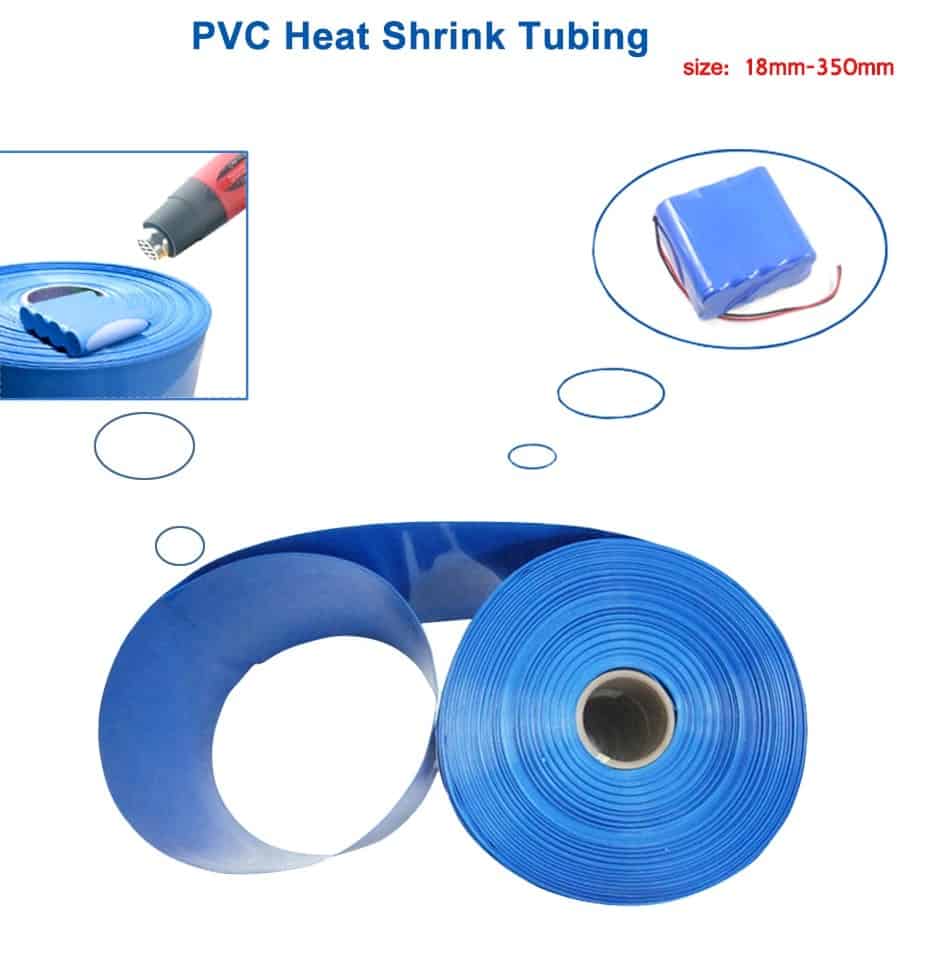 PVC Heat Shrink Tube (180mm X 1M) For Lithium Battery
