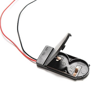 Double Coin Cell Battery Holder 2x CR2032 + On/Off Switch (6V)