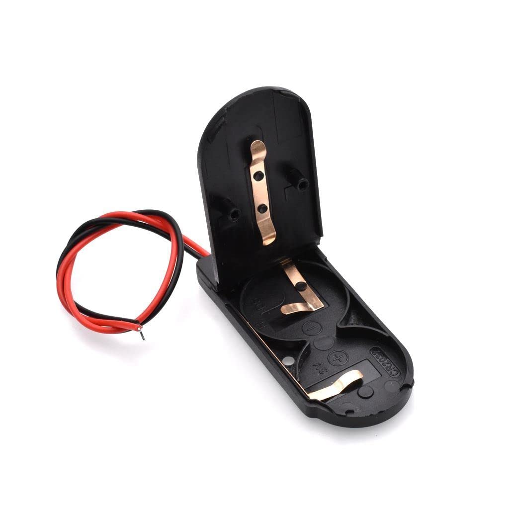 Double Coin Cell Battery Holder 2x CR2032 + On/Off Switch (6V)