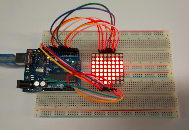 LED Matrix 8x8 - 3.75mm - Common Cathode - 1588AS