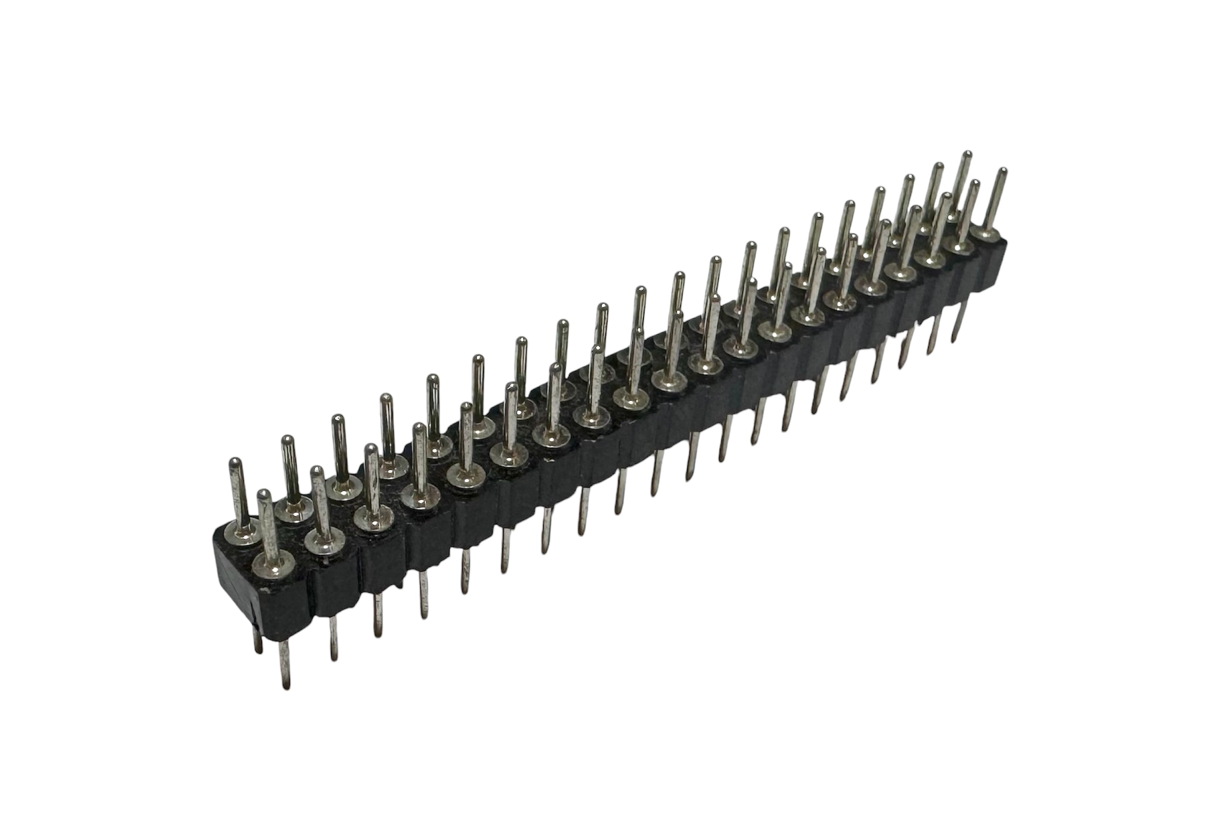 Round Male Pin Header Two Rows Straight (2x20pin - 2.54mm)