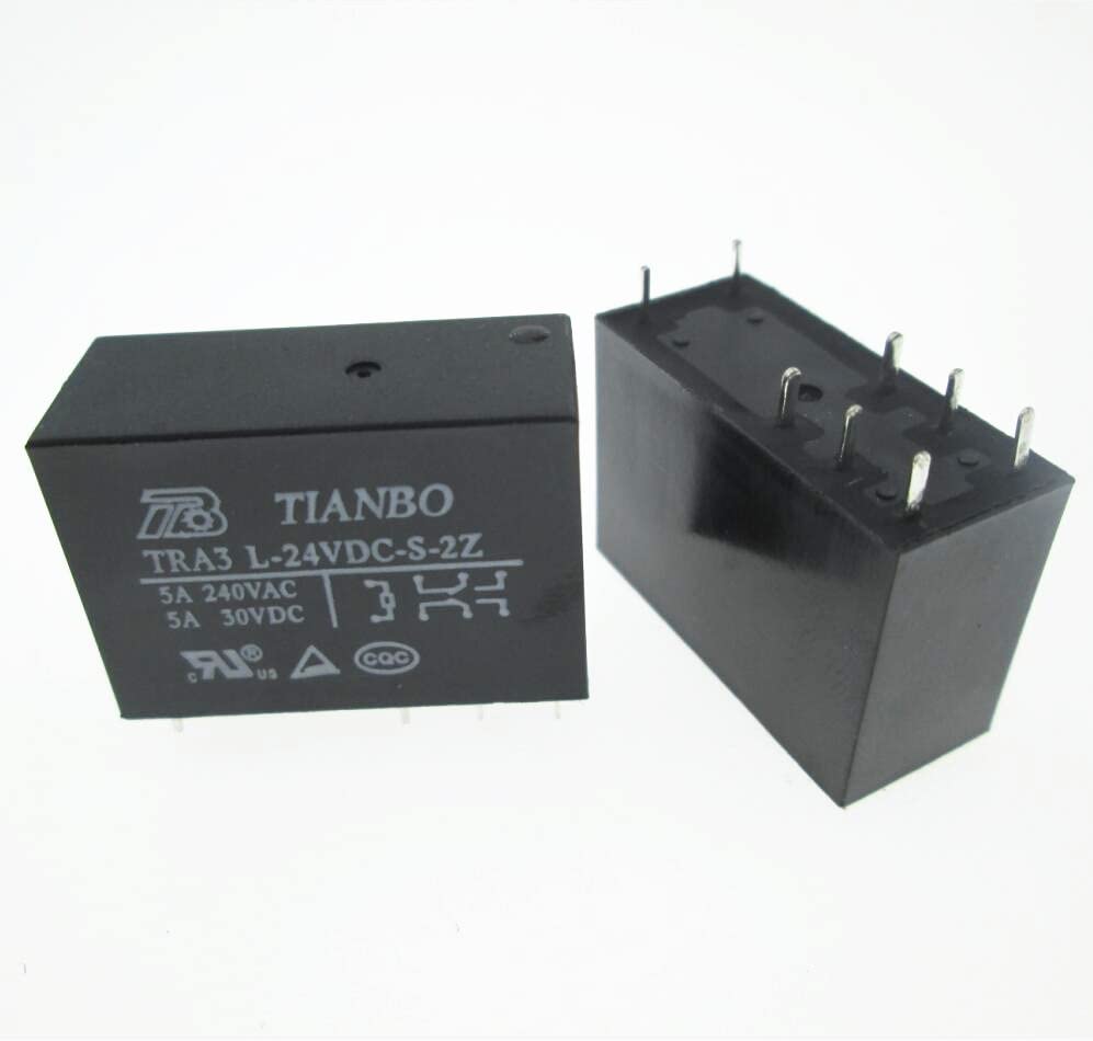 Relay 8pin (24VDC - 5A) Tianbo TRA3 L-24VDC-S-2Z