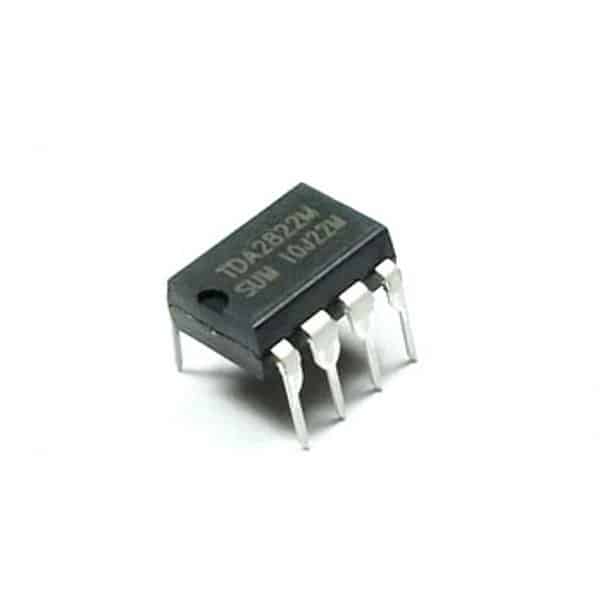 TDA2822 (2 x 1 W)  Dual Low Power Audio Amplifier