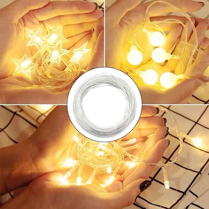 Electrical Transparent Flexible Cable Wire (2x0.2mm) - 1Meter For Neon Led