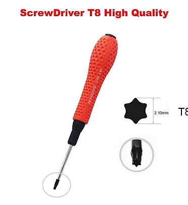 Screwdriver (T8 ) Soft Hand High Quality