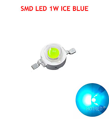 Led SMD 1W ICE Blue - 2Pin