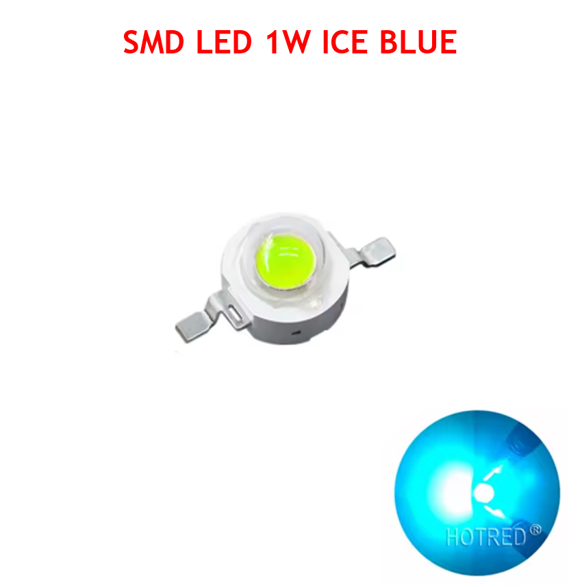 Led SMD 1W ICE Blue - 2Pin