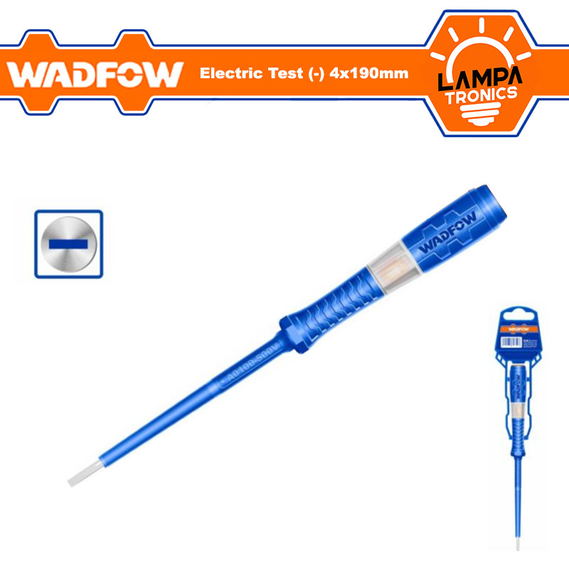 Electric Test Pencil Screwdriver (-) (4x190mm) WADFOW - WTP2902