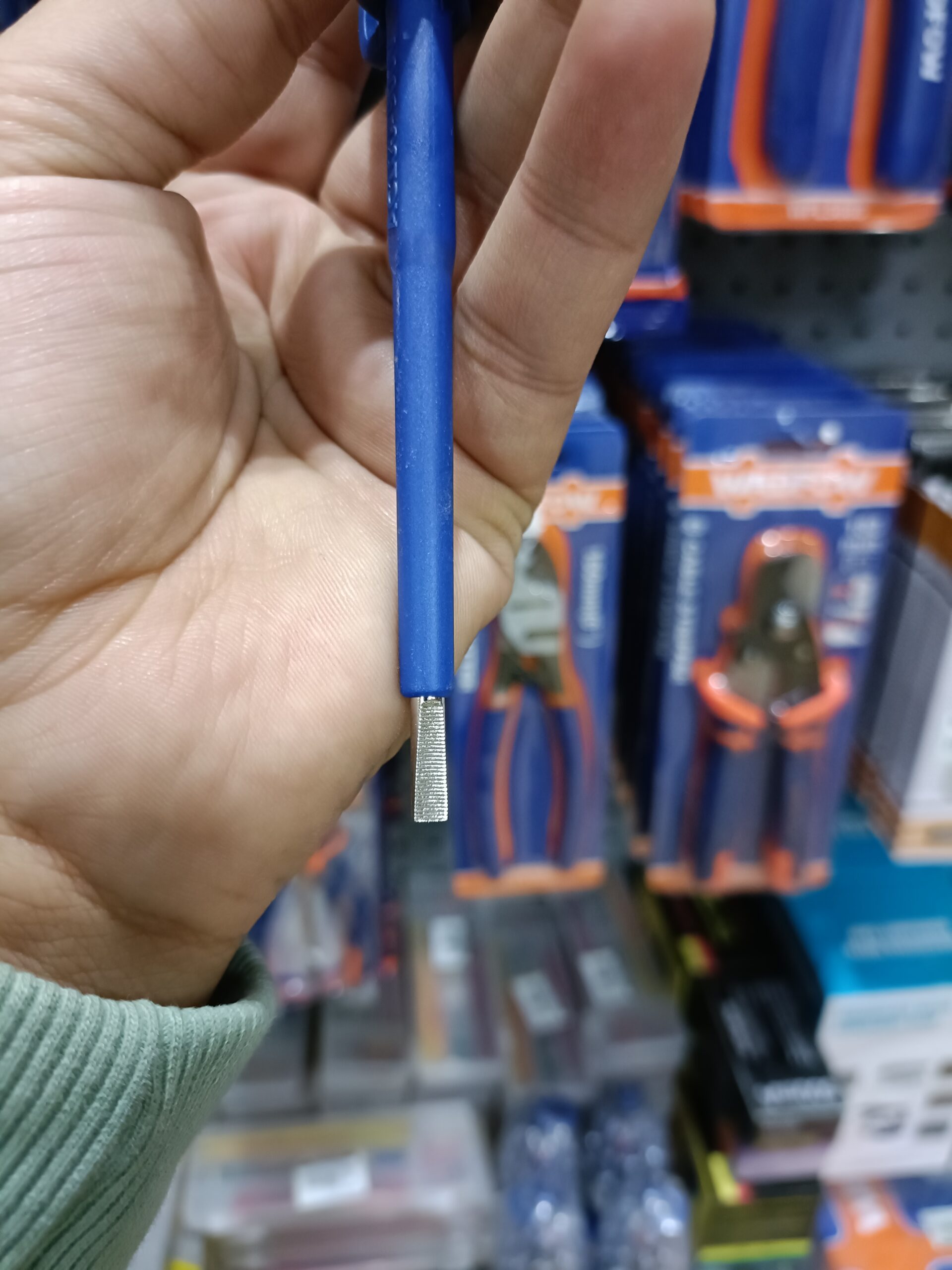 Electric Test Pencil Screwdriver (-) (4x190mm) WADFOW - WTP2902