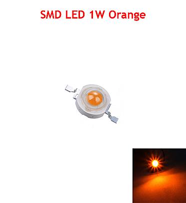 Led SMD 1W Orange - 2Pin