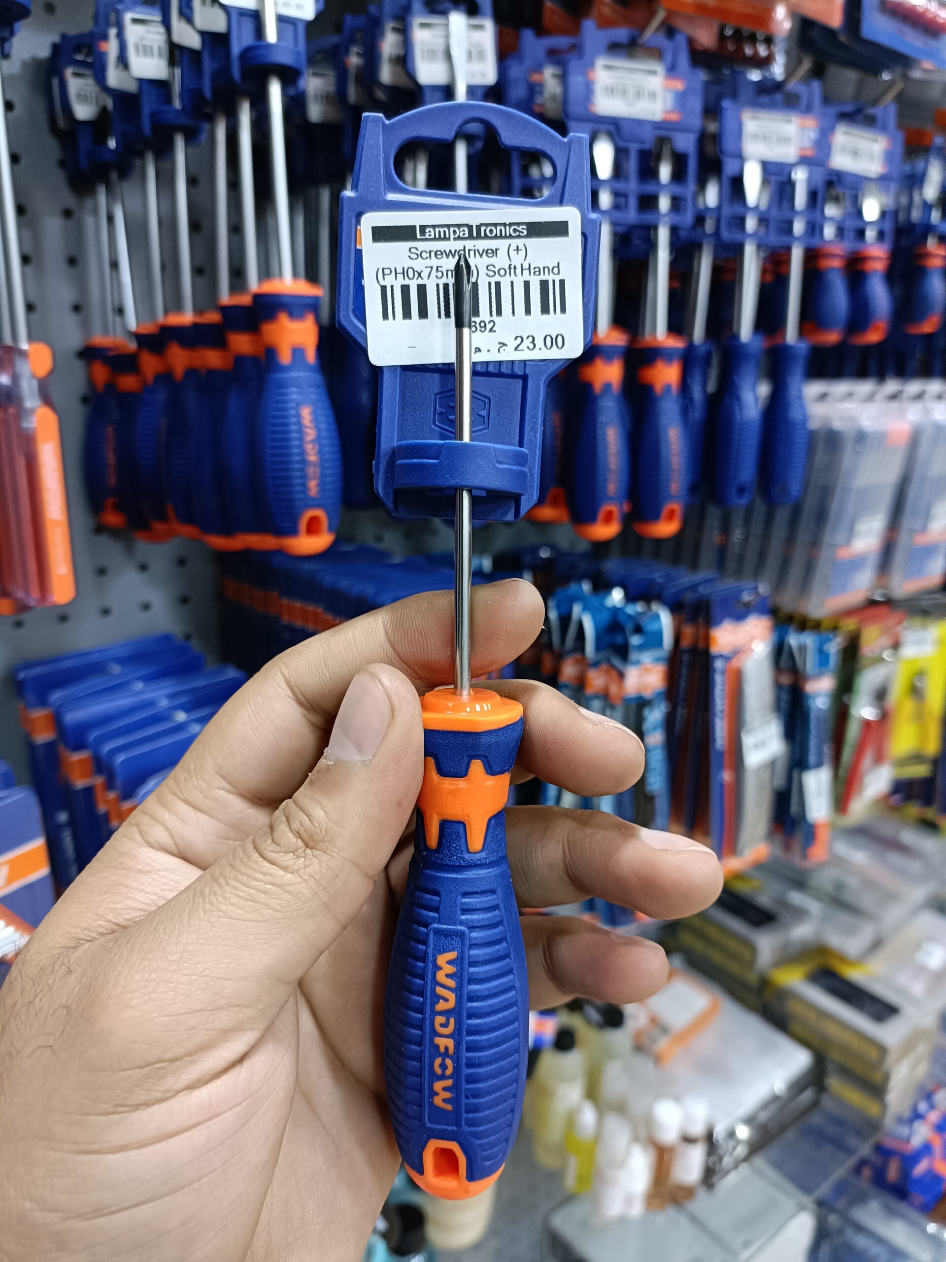 Screwdriver (+) (PH0x75mm) Soft Hand WADFOW - WSD2203