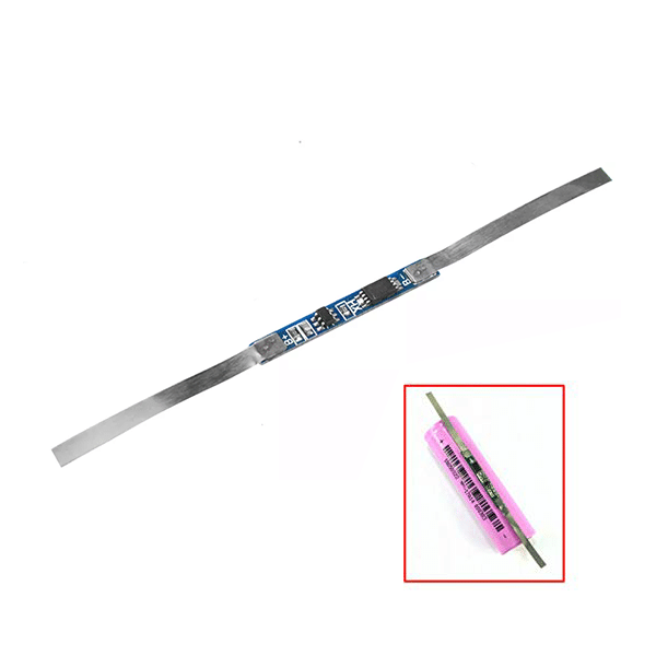 BMS 1S (3.7V -3A) Lithium Battery Protection Board with Solder Belt