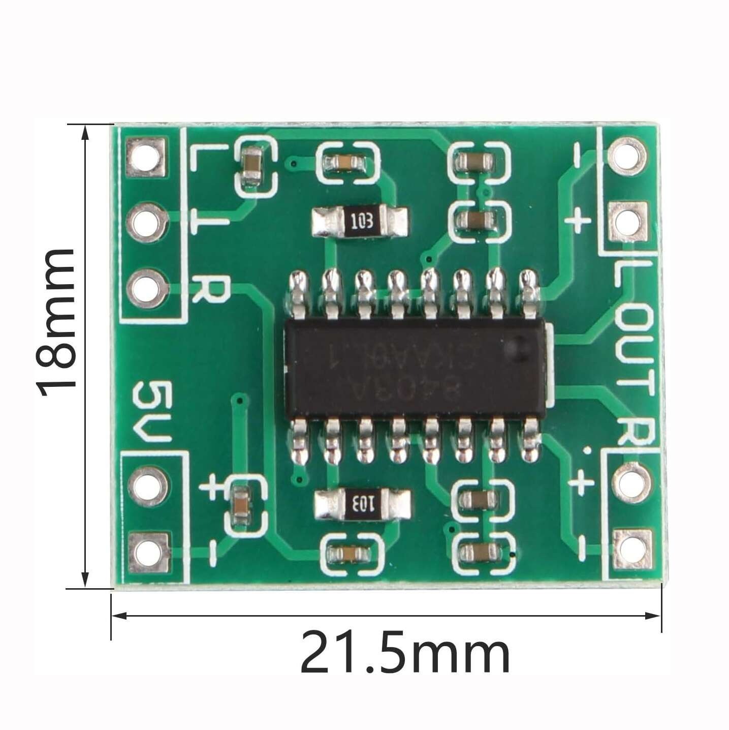PAM8403 Mini Digital Audio Amplifier Board Module (DC-5V) Class D