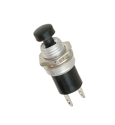 Push Button N.C (0.5A) Black