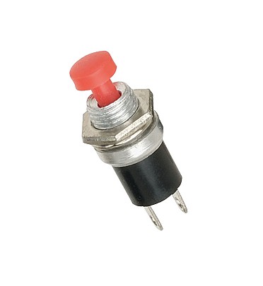 Push Button N.C (0.5A) RED