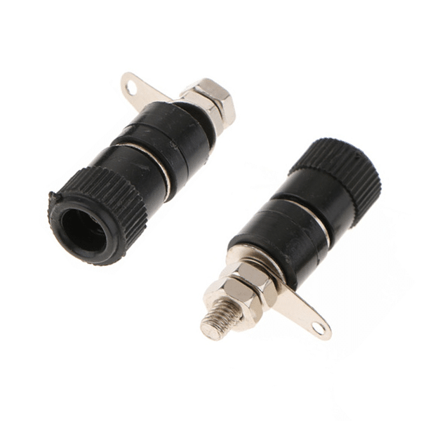 Banana Plug 4mm - Female - BLACK Color