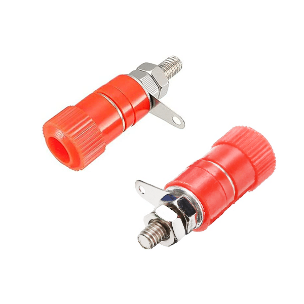 Banana Plug 4mm - Female - Red Color