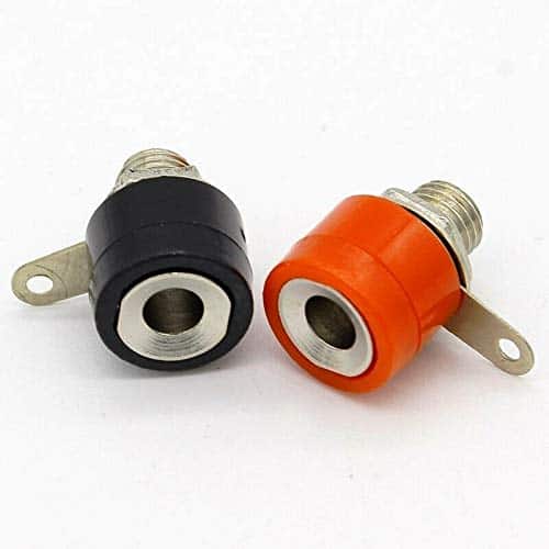 Banana Plug Short 4mm - Female - Red Color