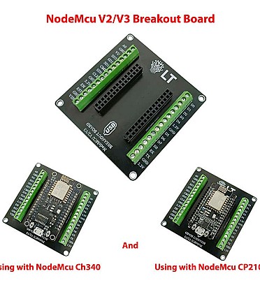 NodeMcu V2/V3 Shield IO Expansion Breakout Board