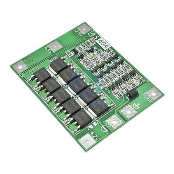 BMS 4S (16.8V - 40A) Lithium Battery Protection Module (Enhance Version)