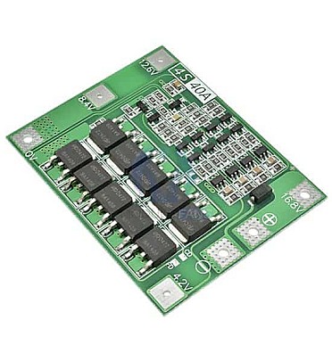 BMS 4S (16.8V - 40A) Lithium Battery Protection Module (Enhance Version)