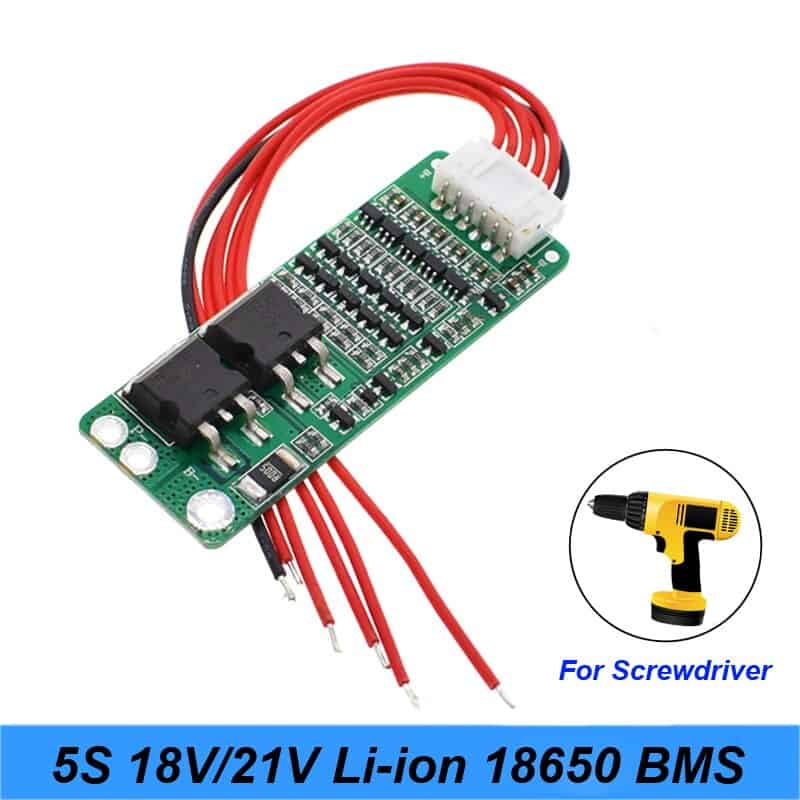 BMS 5S (21V - 15A) Lithium Battery Protection Board