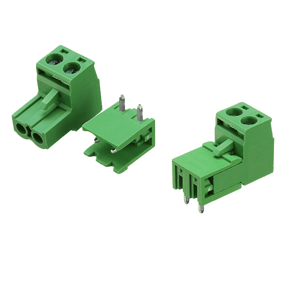 Terminal Block 2Pin Pluggable (Right Angle)