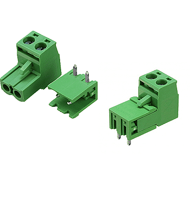 Terminal Block 2Pin Pluggable (Right Angle)