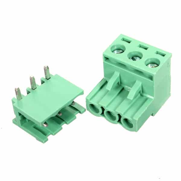 Terminal Block 3Pin Pluggable (Right Angle)