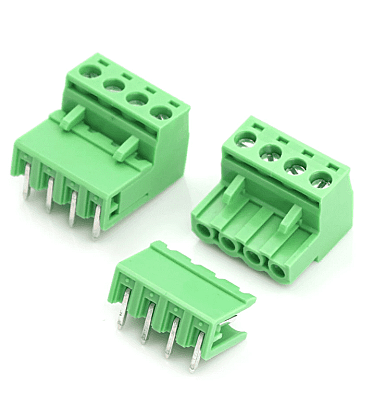 Terminal Block 4Pin Pluggable (Right Angle)