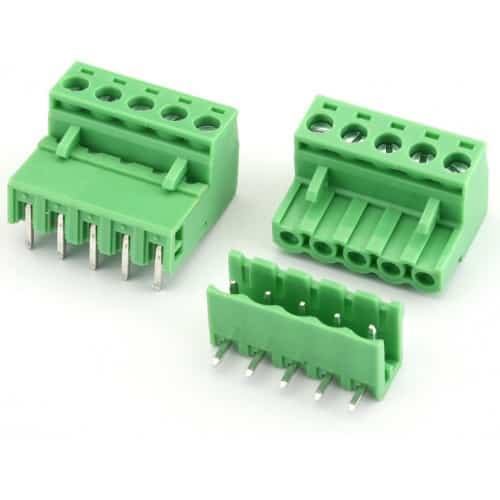 Terminal Block 5Pin Pluggable (Right Angle)
