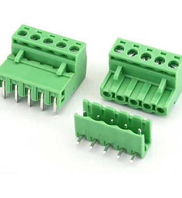 Terminal Block 5Pin Pluggable (Right Angle)
