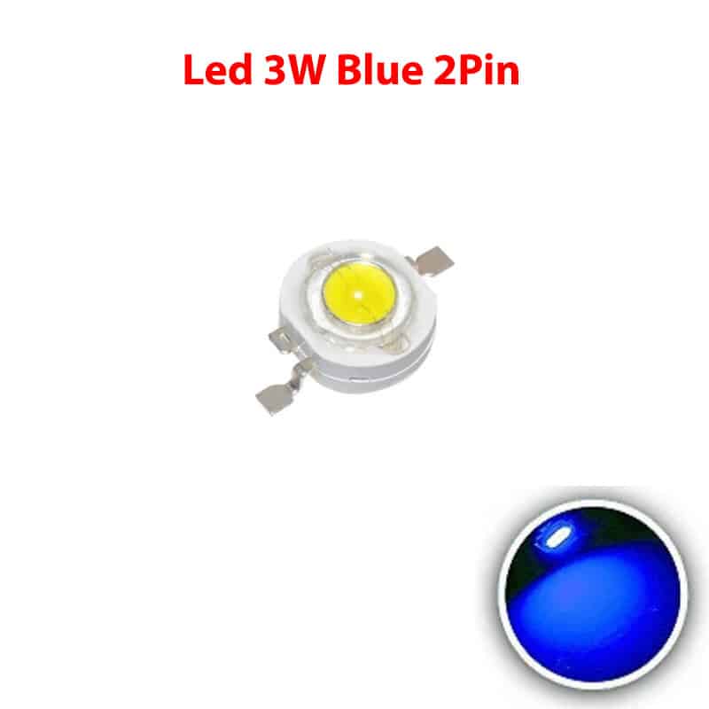 Led SMD 3W Blue - 2Pin