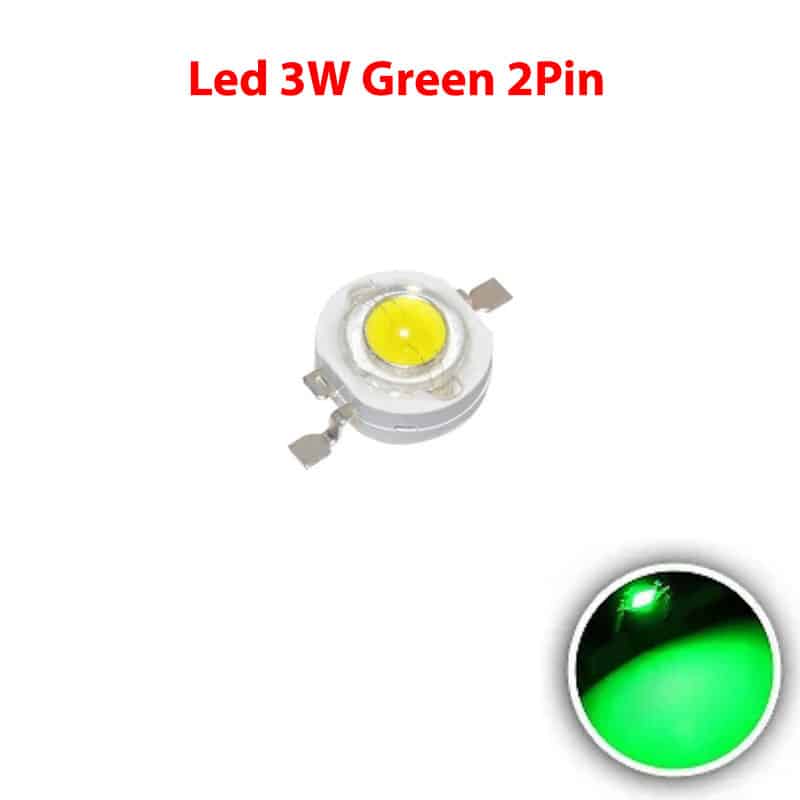 Led SMD 3W Green - 2Pin