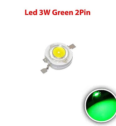 Led SMD 3W Green - 2Pin