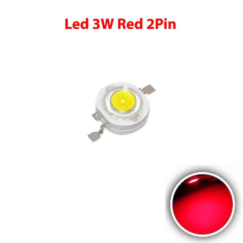 Led SMD 3W Red - 2Pin