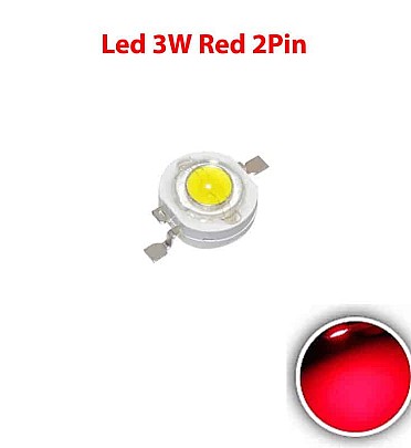 Led SMD 3W Red - 2Pin