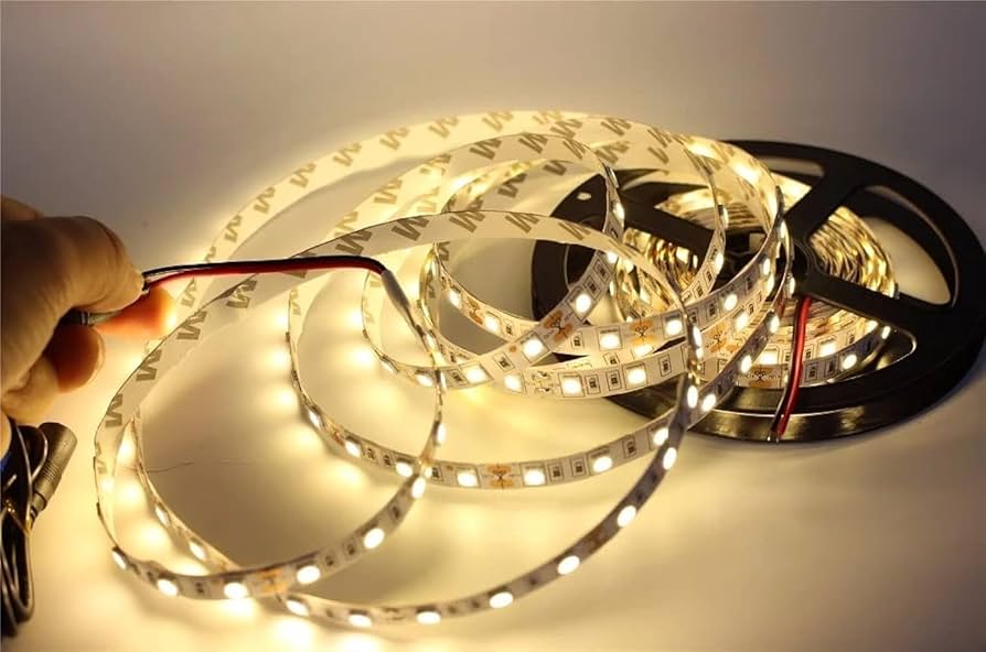 LED Strip Light 12V (WARM WHITE) 5054 Waterproof (60Led/M) 5m/Roll