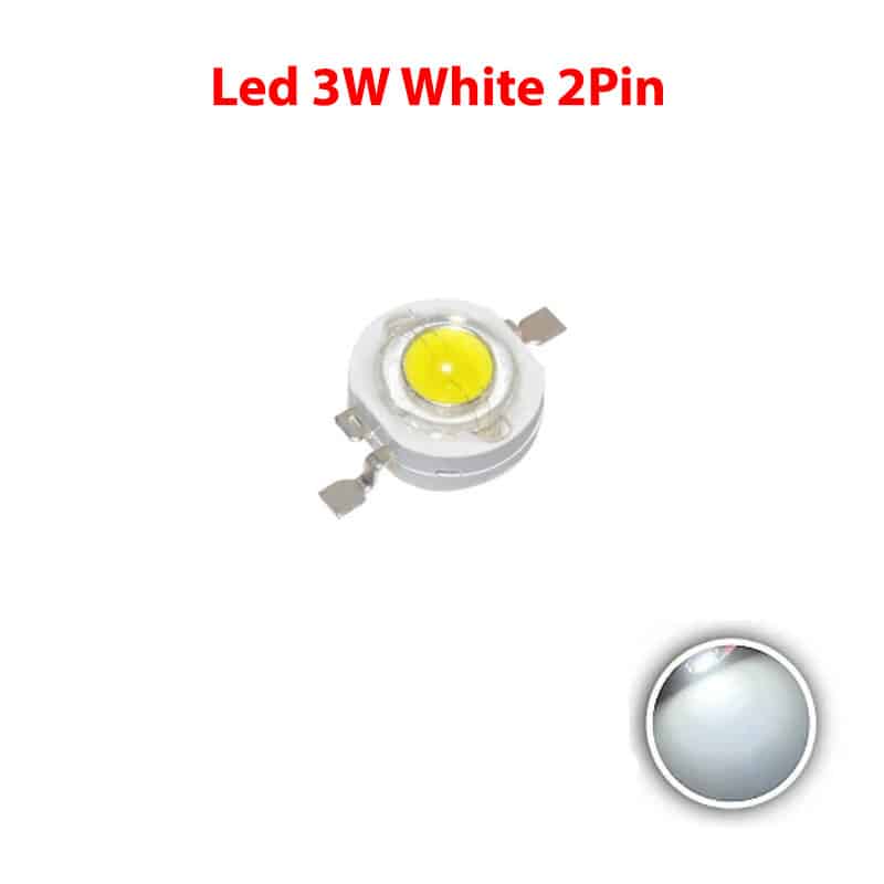 Led SMD 3W White - 2Pin