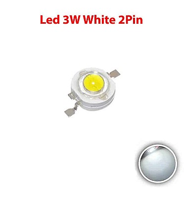 Led SMD 3W White - 2Pin