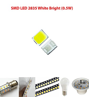 SMD LED 2835 White Bright (0.5W)