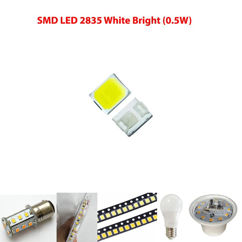 SMD LED 2835 White Bright (0.5W)