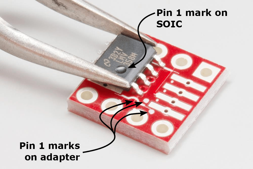 SMD Adapter PCB Board  SSOP/SOP TO DIP (SSop8 - 0.65mm)-(SOP8-1.27MM)