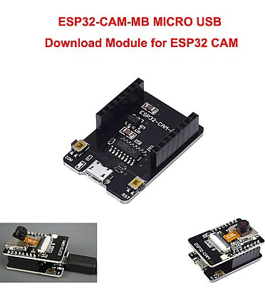 ESP32-CAM-MB MICRO USB Download Module for ESP32 CAM